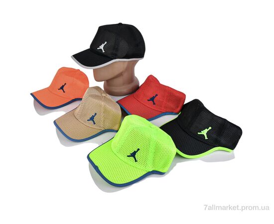 Кепка унісекс Літо 003-1 mix (5 шт. р.сітка56-58) "Кепочный стиль" недорого оптом від прямого постачальника, зображення 2 Кепка унісекс Літо 003-1 mix (5 шт. р.сітка56-58) "Кепочный стиль" недорого оптом від прямого постачальника, зображення 2