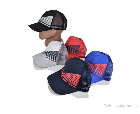 Кепка для чоловіків Літо 003-2 mix (58) (5 шт. р.сіткаOne size) "Кепочный стиль" недорого оптом від прямого постачальника, зображення 2 Кепка для чоловіків Літо 003-2 mix (58) (5 шт. р.сіткаOne size) "Кепочный стиль" недорого оптом від прямого постачальника, зображення 2