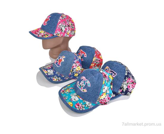 Кепка жіноча Літо 004-12 mix (5 шт. р.сітка56-58) "Кепочный стиль" недорого оптом від прямого постачальника, зображення 2 Кепка жіноча Літо 004-12 mix (5 шт. р.сітка56-58) "Кепочный стиль" недорого оптом від прямого постачальника, зображення 2