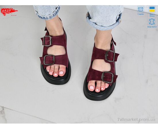 Босоножки женские летние Лето 414 бордо з. (8 пар р.36-41) "ARTO" недорого оптом от прямого поставщика, изображение 2 Фотография Босоножки женские летние Лето 414 бордо з. (8 пар р.36-41) "ARTO" недорого оптом от прямого поставщика, изображение 2