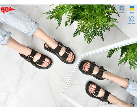 Босоножки женские летние Лето 414 корич.з. (8 пар р.36-41) "ARTO" недорого оптом от прямого поставщика, изображение 2 Фотография Босоножки женские летние Лето 414 корич.з. (8 пар р.36-41) "ARTO" недорого оптом от прямого поставщика, изображение 2