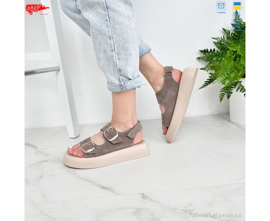 Босоножки женские летние Лето 414 кофе з. (8 пар р.36-41) "ARTO" недорого оптом от прямого поставщика, изображение 4 Фотография Босоножки женские летние Лето 414 кофе з. (8 пар р.36-41) "ARTO" недорого оптом от прямого поставщика, изображение 4