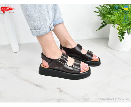 Босоножки женские летние Лето 414 корич.к. (8 пар р.36-41) "ARTO" недорого оптом от прямого поставщика, изображение 3 Фотография Босоножки женские летние Лето 414 корич.к. (8 пар р.36-41) "ARTO" недорого оптом от прямого поставщика, изображение 3