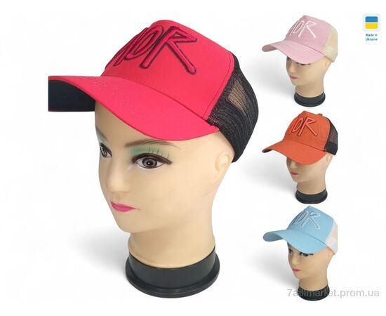 Кепка жіноча Літо 0230 mix (6 шт. р.сітка56-60) "Mabi" недорого оптом від прямого постачальника, зображення 2 Кепка жіноча Літо 0230 mix (6 шт. р.сітка56-60) "Mabi" недорого оптом від прямого постачальника, зображення 2