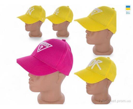 Кепка жіноча Літо 0226 mix (6 шт. р.сітка56-60) "Mabi" недорого оптом від прямого постачальника, зображення 2 Кепка жіноча Літо 0226 mix (6 шт. р.сітка56-60) "Mabi" недорого оптом від прямого постачальника, зображення 2