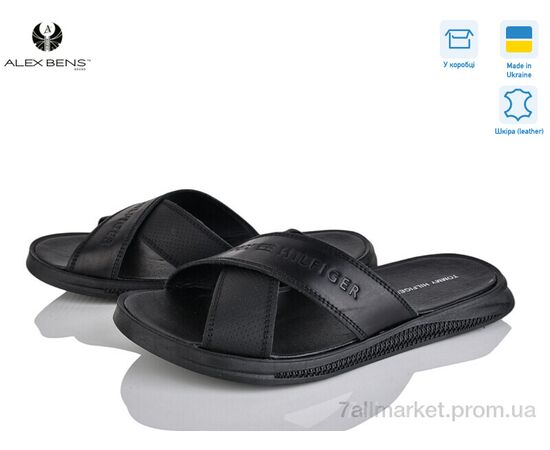 Шльопанці чоловічі пляжні Літо T412 чорний (8 пар р.40-45) "Alex Bens" недорого оптом від прямого постачальника, зображення 2 Шльопанці чоловічі пляжні Літо T412 чорний (8 пар р.40-45) "Alex Bens" недорого оптом від прямого постачальника, зображення 2