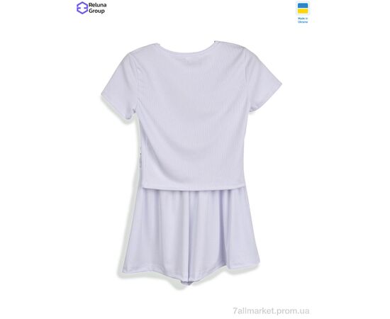 Жіночий костюм Літо CL003-2 white (4 шт. р.сітка42-48) "Reluna Group" недорого оптом від прямого постачальника, зображення 2