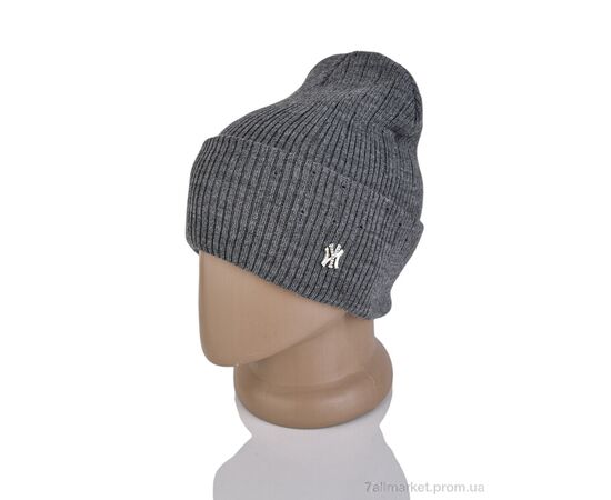 Фотография Женская шапка Зима 9-14 d.grey (5 шт. р.сетка One size) "TUZZI" недорого оптом от прямого поставщика, изображение 2
