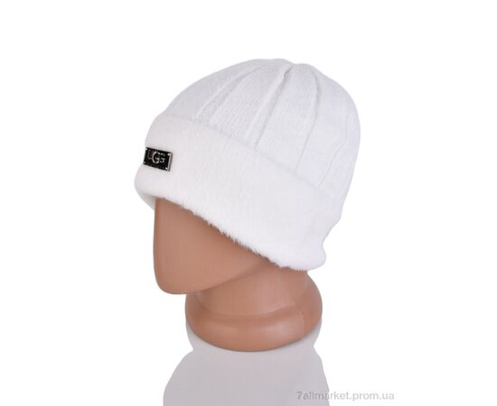 Фотография Женская шапка Зима 9-18 white (5 шт. р.сетка One size) "TUZZI" недорого оптом от прямого поставщика, изображение 2
