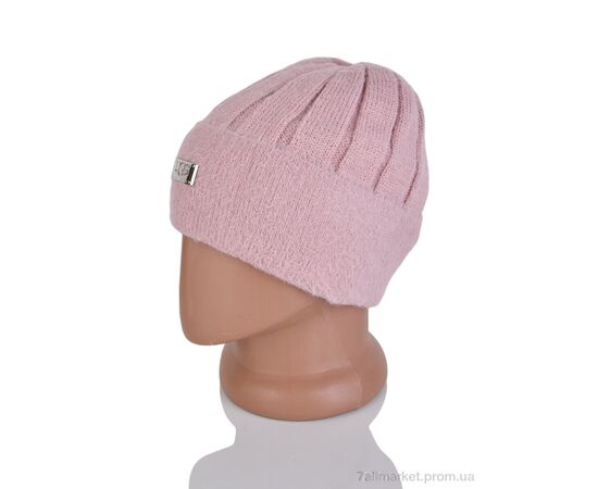 Фотография Женская шапка Зима 9-18 pink (5 шт. р.сетка One size) "TUZZI" недорого оптом от прямого поставщика, изображение 2