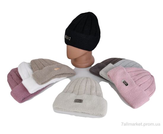 Фотография Женская шапка Зима 9-18 mix (5 шт. р.сетка One size) "TUZZI" недорого оптом от прямого поставщика, изображение 2