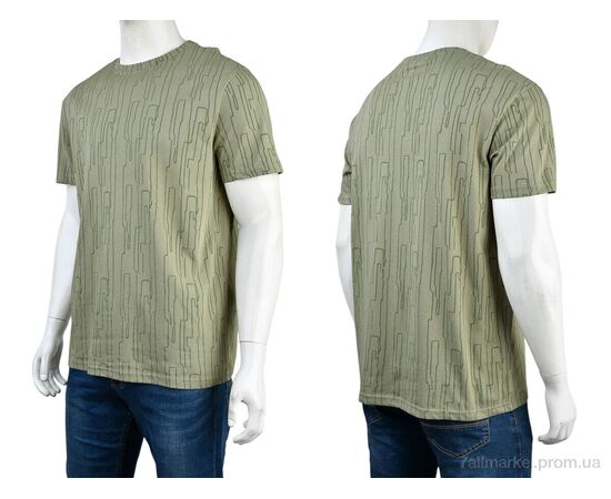 Фотография Футболка мужская Лето 4117-NT571-6 green (5 шт. р.сетка 56-64) "Мир" недорого оптом от прямого поставщика, изображение 3