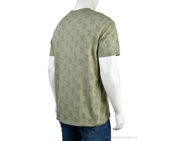 Фотография Футболка мужская Лето 4117-NT572-6 green (5 шт. р.сетка 56-64) "Мир" недорого оптом от прямого поставщика, изображение 2
