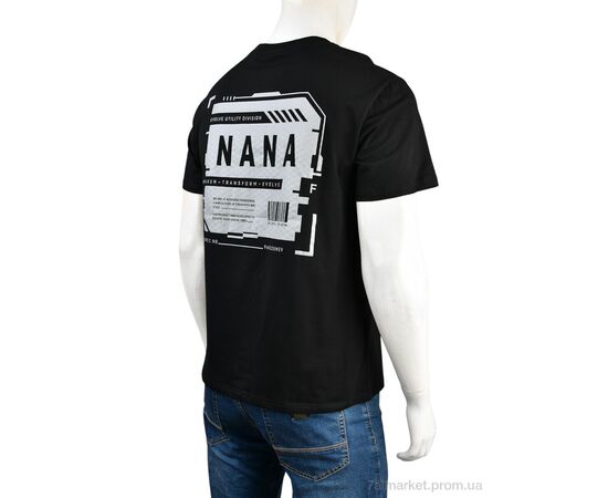 Фотография Футболка мужская Лето 4117-NT56-21-1 black (5 шт. р.сетка 56-64) "Мир" недорого оптом от прямого поставщика, изображение 2