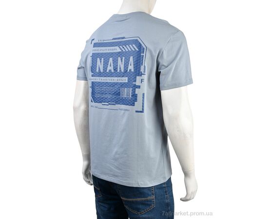 Фотография Футболка мужская Лето 4117-NT56-21-5 grey (5 шт. р.сетка 56-64) "Мир" недорого оптом от прямого поставщика, изображение 2