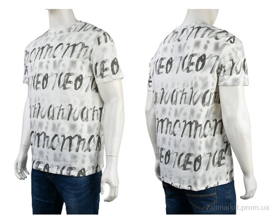 Фотография Футболка мужская Лето 4117-NT573-2 white (5 шт. р.сетка 56-64) "Мир" недорого оптом от прямого поставщика, изображение 3