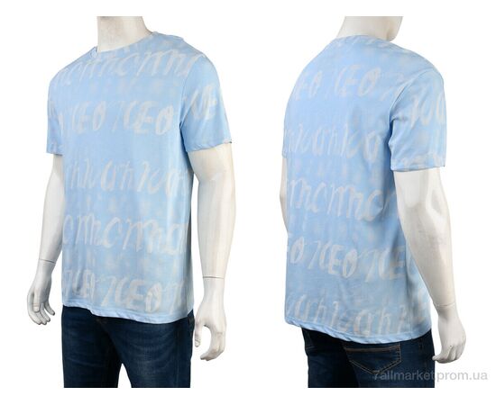 Фотография Футболка мужская Лето 4117-NT573-5 blue (5 шт. р.сетка 56-64) "Мир" недорого оптом от прямого поставщика, изображение 3