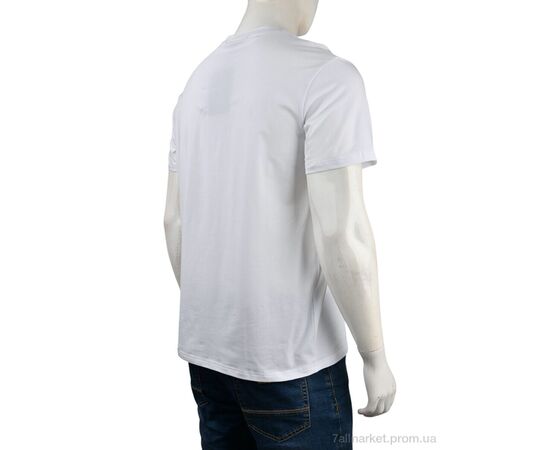 Фотография Футболка мужская Лето 4117-NT56-19-2 white (5 шт. р.сетка 56-64) "Мир" недорого оптом от прямого поставщика, изображение 2