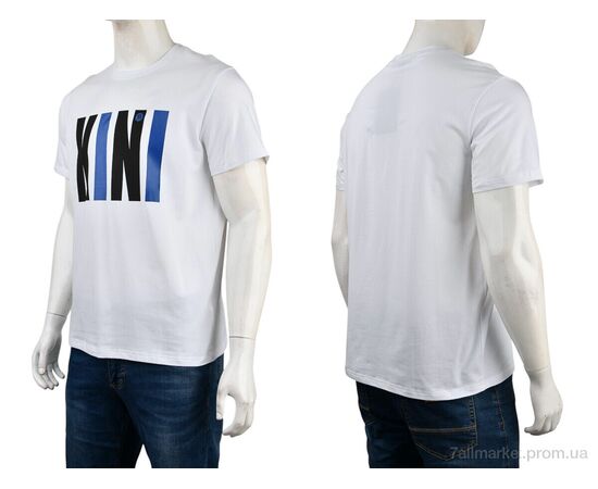 Фотография Футболка мужская Лето 4117-NT56-19-2 white (5 шт. р.сетка 56-64) "Мир" недорого оптом от прямого поставщика, изображение 3