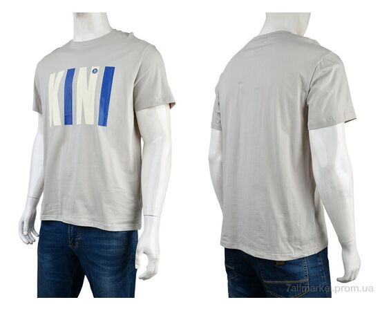 Фотография Футболка мужская Лето 4117-NT56-19-3 grey (5 шт. р.сетка 56-64) "Мир" недорого оптом от прямого поставщика, изображение 3