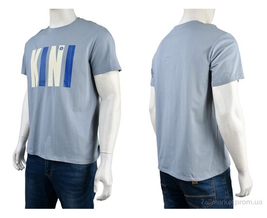 Фотография Футболка мужская Лето 4117-NT56-19-5 blue (5 шт. р.сетка 56-64) "Мир" недорого оптом от прямого поставщика, изображение 3