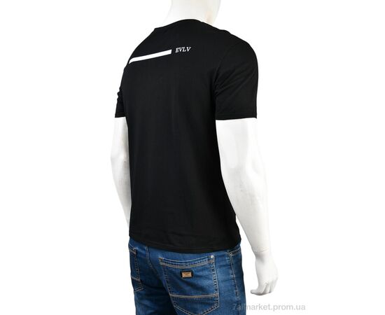 Фотография Футболка мужская Лето 4117-NT48-12-1 black (5 шт. р.сетка 48-56) "Мир" недорого оптом от прямого поставщика, изображение 2