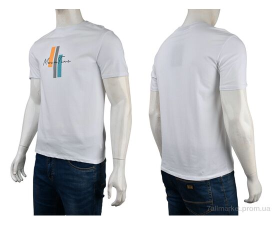 Футболка чоловіча Літо 4117-NT48-14-2 white (5 шт. р.сітка48-56) "Мир" недорого оптом від прямого постачальника, зображення 3 Футболка чоловіча Літо 4117-NT48-14-2 white (5 шт. р.сітка48-56) "Мир" недорого оптом від прямого постачальника, зображення 3
