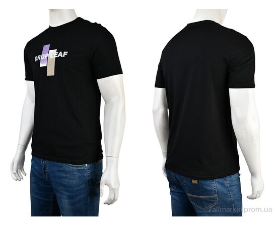 Футболка чоловіча Літо 4117-NT48-13-1 black (5 шт. р.сітка48-56) "Мир" недорого оптом від прямого постачальника, зображення 3 Футболка чоловіча Літо 4117-NT48-13-1 black (5 шт. р.сітка48-56) "Мир" недорого оптом від прямого постачальника, зображення 3