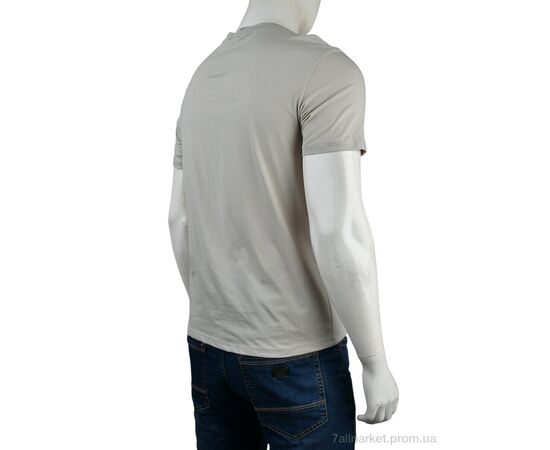 Футболка чоловіча Літо 4117-NT48-15-3 grey (5 шт. р.сітка48-56) "Мир" недорого оптом від прямого постачальника, зображення 2 Футболка чоловіча Літо 4117-NT48-15-3 grey (5 шт. р.сітка48-56) "Мир" недорого оптом від прямого постачальника, зображення 2