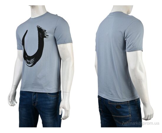 Футболка чоловіча Літо 4117-NT48-15-5 blue (5 шт. р.сітка48-56) "Мир" недорого оптом від прямого постачальника, зображення 3 Футболка чоловіча Літо 4117-NT48-15-5 blue (5 шт. р.сітка48-56) "Мир" недорого оптом від прямого постачальника, зображення 3