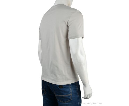 Футболка чоловіча Літо 4117-NT48-19-3 grey (5 шт. р.сітка48-56) "Мир" недорого оптом від прямого постачальника, зображення 2 Футболка чоловіча Літо 4117-NT48-19-3 grey (5 шт. р.сітка48-56) "Мир" недорого оптом від прямого постачальника, зображення 2