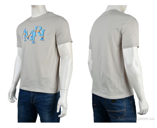 Футболка чоловіча Літо 4117-NT48-19-3 grey (5 шт. р.сітка48-56) "Мир" недорого оптом від прямого постачальника, зображення 3 Футболка чоловіча Літо 4117-NT48-19-3 grey (5 шт. р.сітка48-56) "Мир" недорого оптом від прямого постачальника, зображення 3