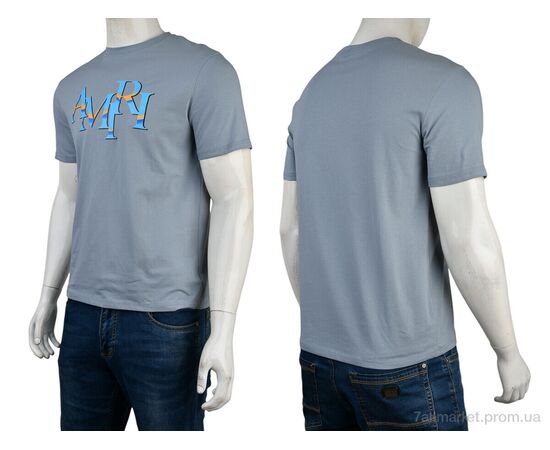 Футболка чоловіча Літо 4117-NT48-19-5 blue (5 шт. р.сітка48-56) "Мир" недорого оптом від прямого постачальника, зображення 3 Футболка чоловіча Літо 4117-NT48-19-5 blue (5 шт. р.сітка48-56) "Мир" недорого оптом від прямого постачальника, зображення 3