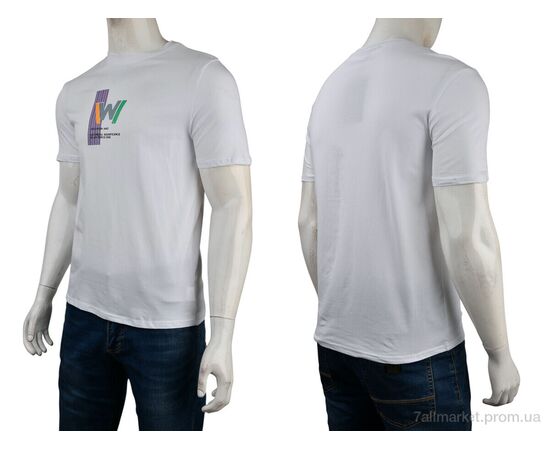 Футболка чоловіча Літо 4117-NT48-21-2 white (5 шт. р.сітка48-56) "Мир" недорого оптом від прямого постачальника, зображення 3 Футболка чоловіча Літо 4117-NT48-21-2 white (5 шт. р.сітка48-56) "Мир" недорого оптом від прямого постачальника, зображення 3