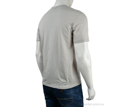 Футболка чоловіча Літо 4117-NT48-21-3 grey (5 шт. р.сітка48-56) "Мир" недорого оптом від прямого постачальника, зображення 2 Футболка чоловіча Літо 4117-NT48-21-3 grey (5 шт. р.сітка48-56) "Мир" недорого оптом від прямого постачальника, зображення 2