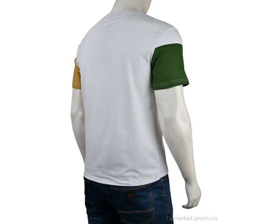 Футболка мужская Лето 4117-NT48-22-2 white (5 шт. р.сетка 48-56) "Мир" недорого оптом от прямого поставщика, изображение 2 Фотография Футболка мужская Лето 4117-NT48-22-2 white (5 шт. р.сетка 48-56) "Мир" недорого оптом от прямого поставщика, изображение 2