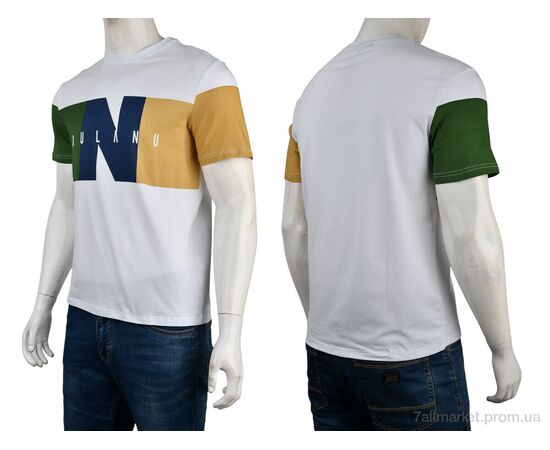 Футболка мужская Лето 4117-NT48-22-2 white (5 шт. р.сетка 48-56) "Мир" недорого оптом от прямого поставщика, изображение 3 Фотография Футболка мужская Лето 4117-NT48-22-2 white (5 шт. р.сетка 48-56) "Мир" недорого оптом от прямого поставщика, изображение 3