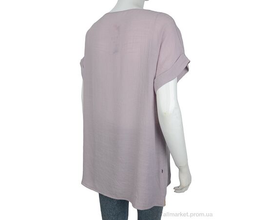 Фотография Женская блузка Лето 703 (08500) d.pink (4 шт. р.сетка XL-4XL) "Obuvok" недорого оптом от прямого поставщика, изображение 2