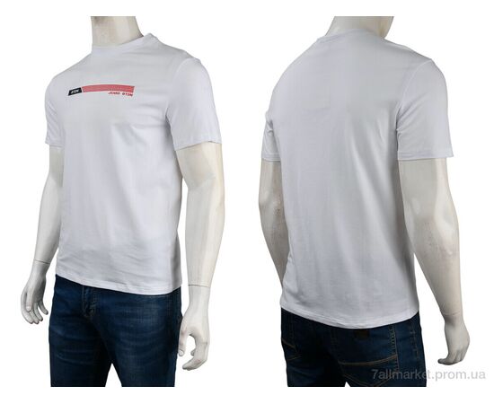 Фотография Футболка мужская Лето 4117-NT48-23-2 white (5 шт. р.сетка 48-56) "Мир" недорого оптом от прямого поставщика, изображение 3