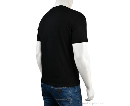 Фотография Футболка мужская Лето 4117-NT48-25-1 black (5 шт. р.сетка 48-56) "Мир" недорого оптом от прямого поставщика, изображение 2