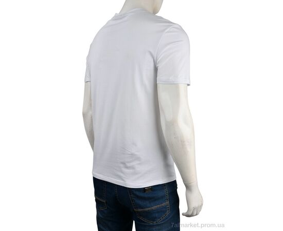 Фотография Футболка мужская Лето 4117-NT48-25-2 white (5 шт. р.сетка 48-56) "Мир" недорого оптом от прямого поставщика, изображение 2