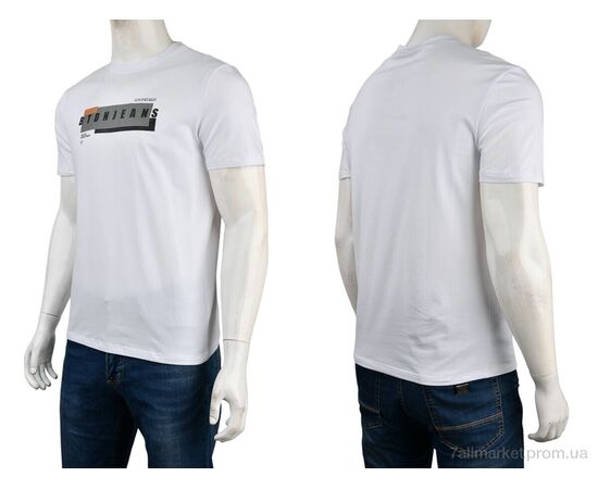 Фотография Футболка мужская Лето 4117-NT48-25-2 white (5 шт. р.сетка 48-56) "Мир" недорого оптом от прямого поставщика, изображение 3