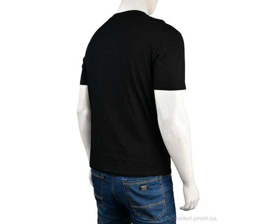 Футболка мужская Лето 4117-NT48-26-2 black (5 шт. р.сетка 48-56) "Мир" недорого оптом от прямого поставщика, изображение 2 Фотография Футболка мужская Лето 4117-NT48-26-2 black (5 шт. р.сетка 48-56) "Мир" недорого оптом от прямого поставщика, изображение 2