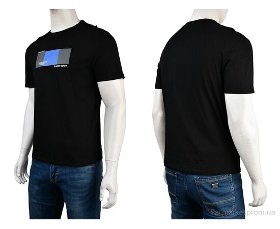 Футболка мужская Лето 4117-NT48-26-2 black (5 шт. р.сетка 48-56) "Мир" недорого оптом от прямого поставщика, изображение 3 Фотография Футболка мужская Лето 4117-NT48-26-2 black (5 шт. р.сетка 48-56) "Мир" недорого оптом от прямого поставщика, изображение 3