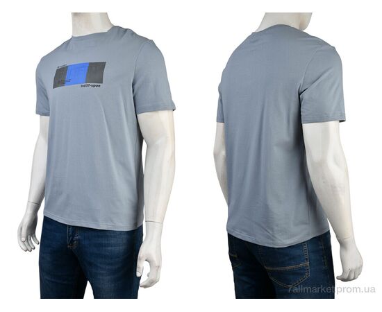 Фотография Футболка мужская Лето 4117-NT48-26-5 blue (5 шт. р.сетка 48-56) "Мир" недорого оптом от прямого поставщика, изображение 3