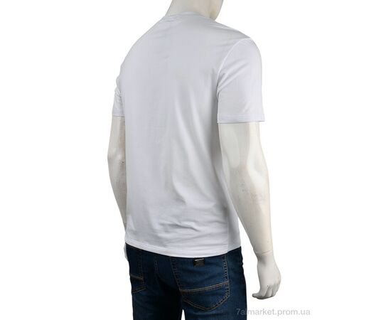 Фотография Футболка мужская Лето 4117-NT48-28-2 white (5 шт. р.сетка 48-56) "Мир" недорого оптом от прямого поставщика, изображение 2