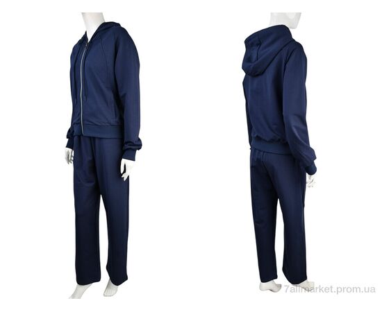 Фотография Спортивный костюм женский Весна/осень 4139-AW10 navy (5 шт. р.сетка S-2XL) "Мир" недорого оптом от прямого поставщика, изображение 3