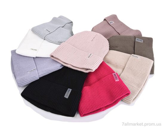 Фотография Женская шапка Зима 9-30 mix (5 шт. р.сетка One size) "TUZZI" недорого оптом от прямого поставщика, изображение 2