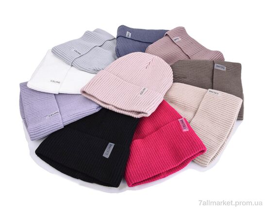 Фотография Женская шапка Зима 9-30 mix (5 шт. р.сетка One size) "TUZZI" недорого оптом от прямого поставщика, изображение 3