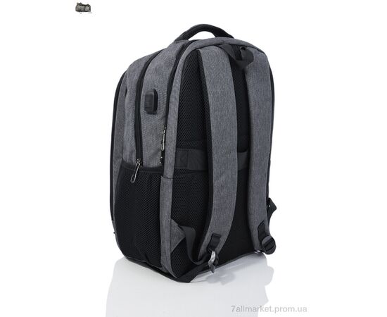 Рюкзак жіночий 8900 grey (30-250) 47*28*15 см, "Superbag" недорого оптом від прямого постачальника, зображення 2